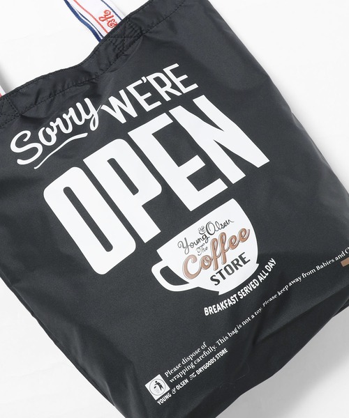 YOUNG&OLSEN The DRYGOODS STORE(ヤングアンドオルセン)の「YOUNG & OLSEN/ヤングアンドオルセン SHOPPING TOTE OP トートバッグ(トートバッグ・メンズ・ブラック/オリーブ/ワインレッド/ベージュ・FREE)」の9枚目の写真