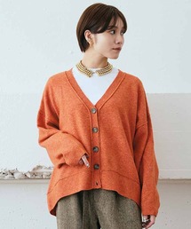 ＭＥＤＥ１９Ｆ　キャメル混オーバーサイズカーディガン