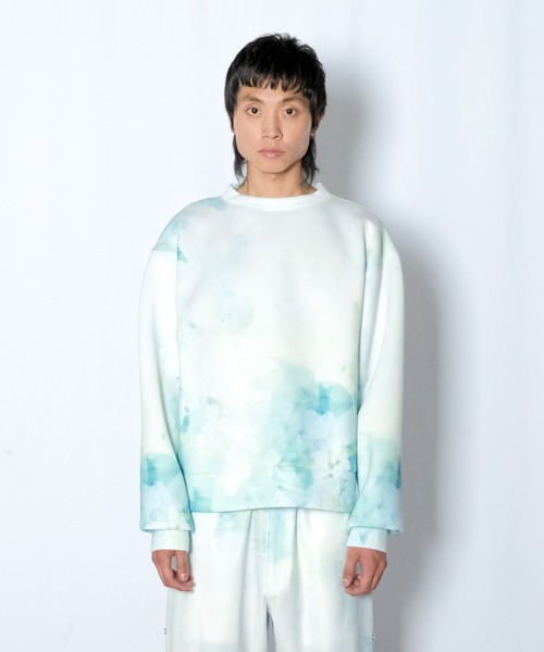 wizzard/ウィザード/PRINT FAB SWEAT