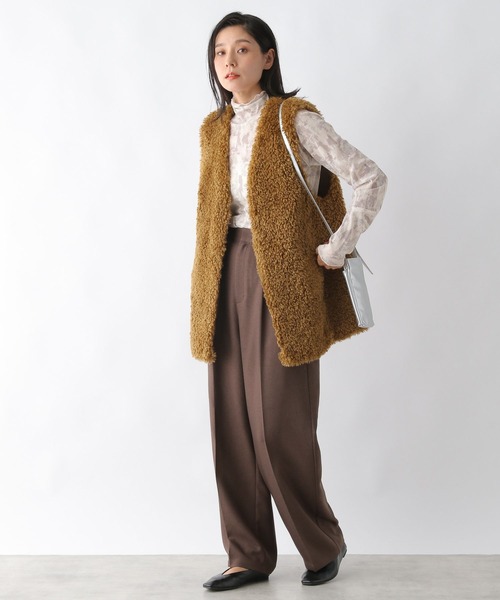 LEPSIM(レプシィム)の「ニュアンス柄シアータートルトップス 168098(Tシャツ/カットソー・レディース・グレー/オフホワイト・FREE)」の20枚目の写真