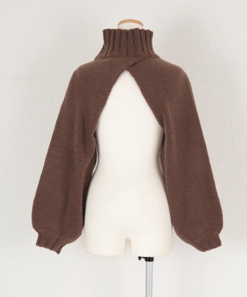 titivate（ティティベイト）の「ローゲージトップスレイヤードニットワンピース（ワンピース・レディース・ブラウン/アイボリー/グレイッシュベージュ・PS(XS－S)/S/M）」の21枚目の写真