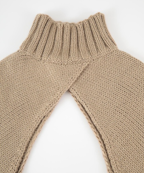 titivate（ティティベイト）の「ローゲージトップスレイヤードニットワンピース（ワンピース・レディース・ブラウン/アイボリー/グレイッシュベージュ・PS(XS－S)/S/M）」の7枚目の写真