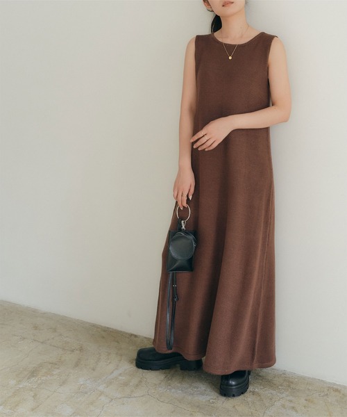 titivate（ティティベイト）の「ローゲージトップスレイヤードニット