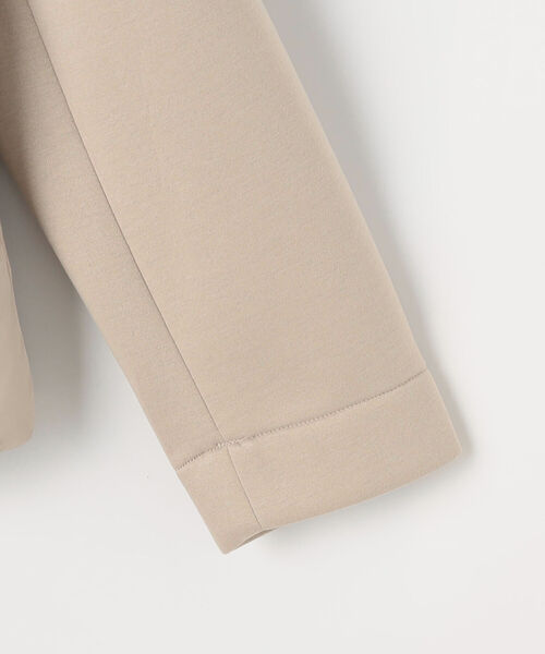 NOLLEY’S（ノーリーズ）の「◇【WEB限定】カットボンディング×スムースタフタダウン（ダウンジャケット/コート・レディース・ベージュ/ブラック・FREE）」の6枚目の写真