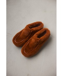 BLACK BY MOUSSY | fur slip-on shoes(スリッポン)