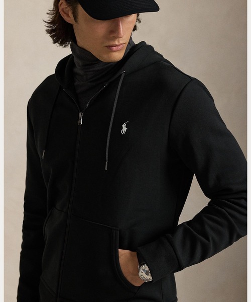 ダブルニット フルジップ フーディ（パーカー）｜POLO RALPH LAUREN