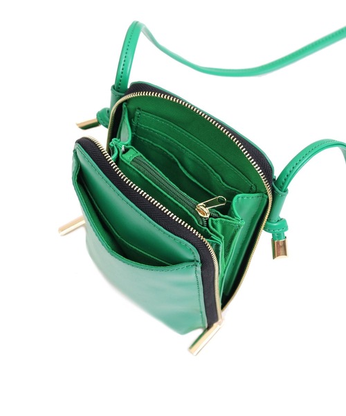 MIAN （ミアン）の「マルチモバイルショルダーバッグ（ショルダーバッグ・レディース・グレー/グリーン/ブラック/ピンク・FREE）」の18枚目の写真