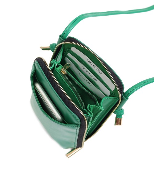 MIAN （ミアン）の「マルチモバイルショルダーバッグ（ショルダーバッグ・レディース・グレー/グリーン/ブラック/ピンク・FREE）」の19枚目の写真