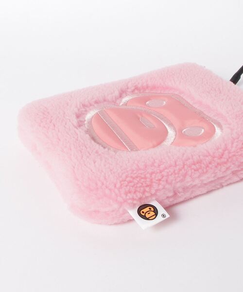 A BATHING APE(アベイシングエイプ)の「BABY MILO FUR CROSS BAG(ショルダーバッグ・メンズ・ピンク/グリーン/ブラウン・FREE)」の7枚目の写真