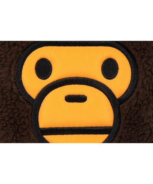 A BATHING APE(アベイシングエイプ)の「BABY MILO FUR CROSS BAG(ショルダーバッグ・メンズ・ピンク/グリーン/ブラウン・FREE)」の14枚目の写真
