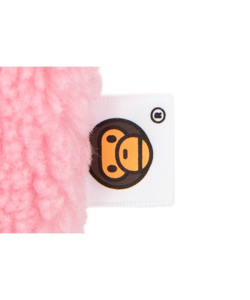 A BATHING APE(アベイシングエイプ)の「BABY MILO FUR CROSS BAG(ショルダーバッグ・メンズ・ピンク/グリーン/ブラウン・FREE)」の5枚目の写真