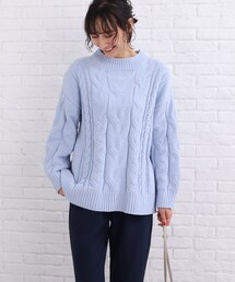 SHOO・LA・RUE | モール ケーブルニット(ニット/セーター)