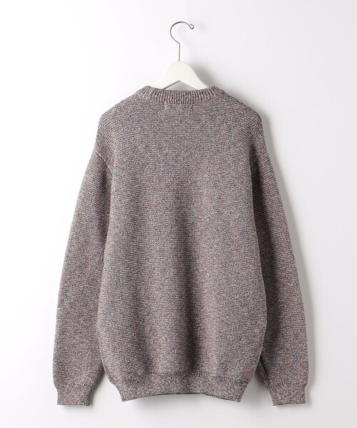 green label relaxing（グリーンレーベルリラクシング）の「マルチカラー ガーター クルーネック ニット（ニット/セーター・メンズ・ライトグレー/ネイビー/イエロー・S/XL/L/M）」の8枚目の写真