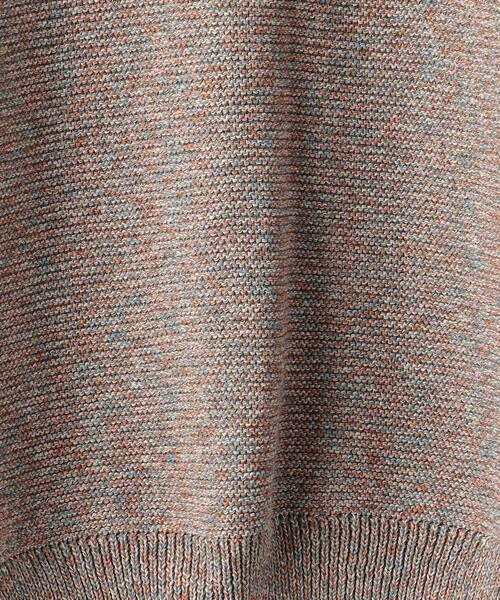 green label relaxing（グリーンレーベルリラクシング）の「マルチカラー ガーター クルーネック ニット（ニット/セーター・メンズ・ライトグレー/ネイビー/イエロー・S/XL/L/M）」の15枚目の写真