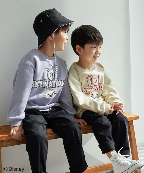 Disney(ディズニー)の「【KIDS】【101匹わんちゃん】UNISEXプリントトレーナー(スウェット・キッズ・ラベンダー/キナリ・130/110/120/140)」の22枚目の写真