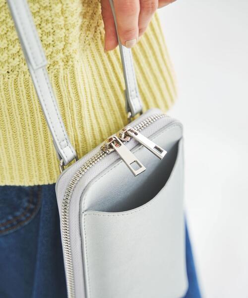 coen（コーエン）の「マルチスマホショルダーバッグ（ショルダーバッグ・レディース・シルバー/ライトブルー/ブラック/イエロー・FREE）」の10枚目の写真