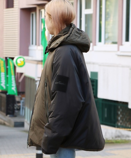 WILD THINGS（ワイルドシングス）の「WILD THINGS/ワイルドシングス BIG HAPPY JACKET EC ジャケット（ブルゾン・メンズ・ブラック系・M）」の2枚目の写真