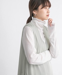 KBF | ハイネックスリットカットソー(Tシャツ/カットソー)