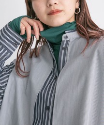 KBF | ハイネックスリットカットソー(Tシャツ/カットソー)