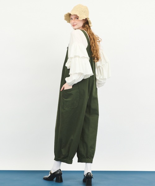 MERLOT(メルロー)の「1枚でも決まる 袖フリルカットソー(Tシャツ/カットソー・レディース・ブラック/ホワイト・FREE)」の14枚目の写真