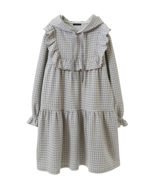 Candy Stripper（キャンディストリッパー）の「GOOD DAYS HOODIE ワンピース（ワンピース・レディース・ライトピンク/ブラック/ヘザーグレー・2）」の22枚目の写真