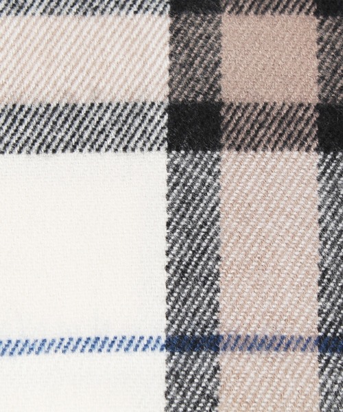 14+（イチヨンプラス）の「ウォッシャブルチェックマフラー（マフラー・レディース・レッド/ブラウン/ブルー/オレンジ/イエロー・FREE）」の11枚目の写真