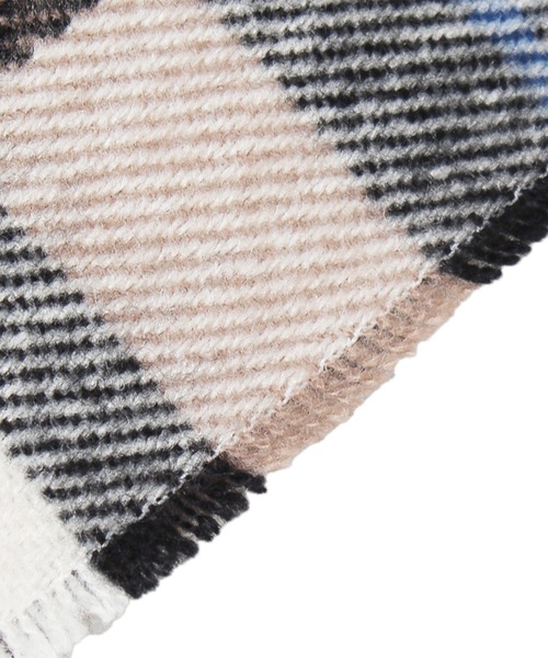 14+（イチヨンプラス）の「ウォッシャブルチェックマフラー（マフラー・レディース・レッド/ブラウン/ブルー/オレンジ/イエロー・FREE）」の12枚目の写真