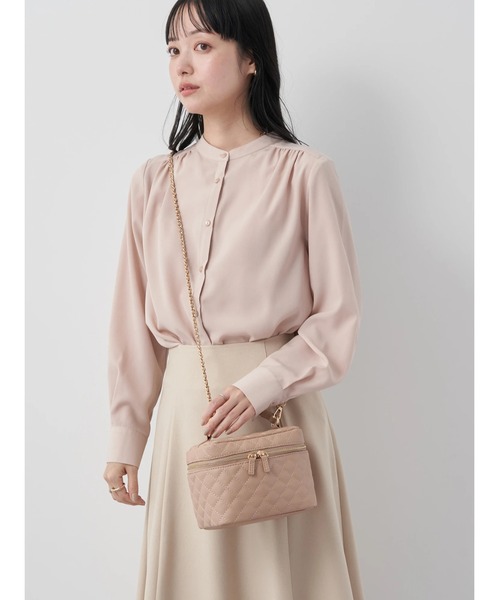 earth music&ecology(アースミュージックアンドエコロジー)の「キルティングバニティショルダーバッグ(ショルダーバッグ・レディース・アイボリー/ブラック/モカ・FREE)」の19枚目の写真