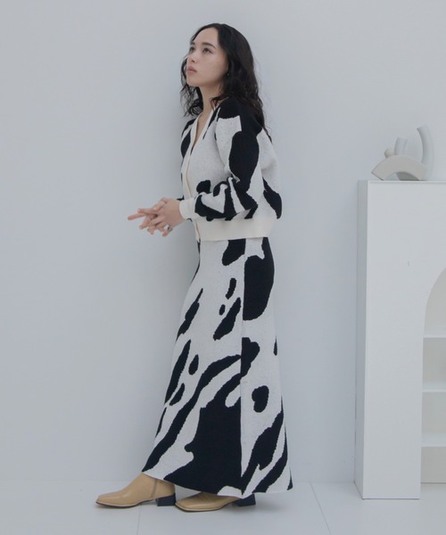 VACANCY（ヴァカンシー）の「スプラッシュ柄2wayニット（ニット