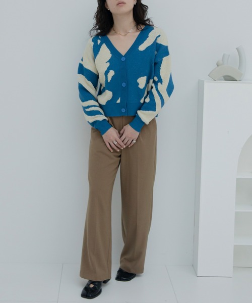 VACANCY（ヴァカンシー）の「スプラッシュ柄2wayニット（ニット