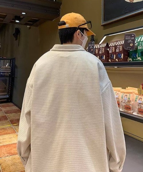 MGV(エムジーヴィー)の「オーバーサイズストリートシャツ(シャツ/ブラウス・メンズ・ブラック/ベージュ・LARGE/X-LARGE/MEDIUM)」の3枚目の写真