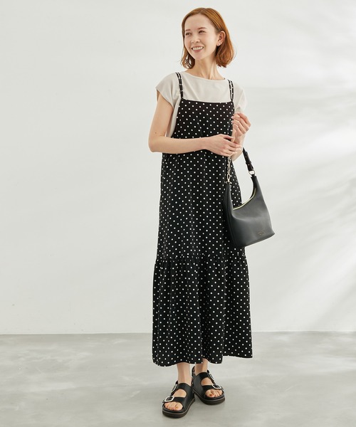 ROPE' PICNIC（ロペピクニック）の「【WEB限定】Beauty knit/UVカット・接触冷感・洗濯機洗いOK/フレンチニット（ニット/セーター・レディース・ライトグレー/ブルー系その他2/ブラック・38）」の10枚目の写真