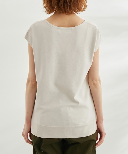 ROPE' PICNIC（ロペピクニック）の「【WEB限定】Beauty knit/UVカット・接触冷感・洗濯機洗いOK/フレンチニット（ニット/セーター・レディース・ライトグレー/ブルー系その他2/ブラック・38）」の18枚目の写真