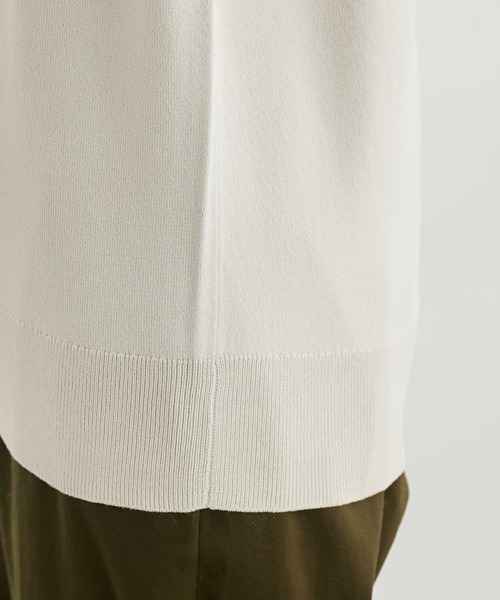 ROPE' PICNIC（ロペピクニック）の「【WEB限定】Beauty knit/UVカット・接触冷感・洗濯機洗いOK/フレンチニット（ニット/セーター・レディース・ライトグレー/ブルー系その他2/ブラック・38）」の22枚目の写真