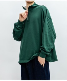 Beno | ライトTC裏毛 ハーフジップ トレーナー(スウェット)