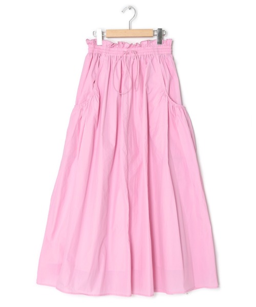 Alley by w closet（アリーバイダブルクローゼット）の「【Alley】ビッグポケットナイロンスカート（スカート・レディース・オフホワイト/ピンク/ライトグリーン/グリーン/オレンジ/レッド系その他・FREE）」の9枚目の写真