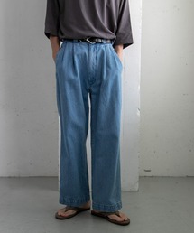 FORK&SPOON | FORK&SPOON　ツータックデニムパンツ(デニムパンツ)