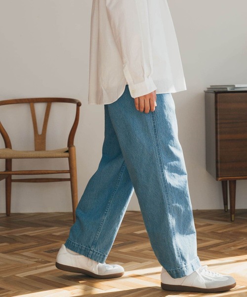 FORK&SPOON(フォークアンドスプーン)の「FORK&SPOON ツータックデニムパンツ(デニムパンツ・メンズ・ブルー系その他/ワンウォッシュ・4/5/3)」の9枚目の写真