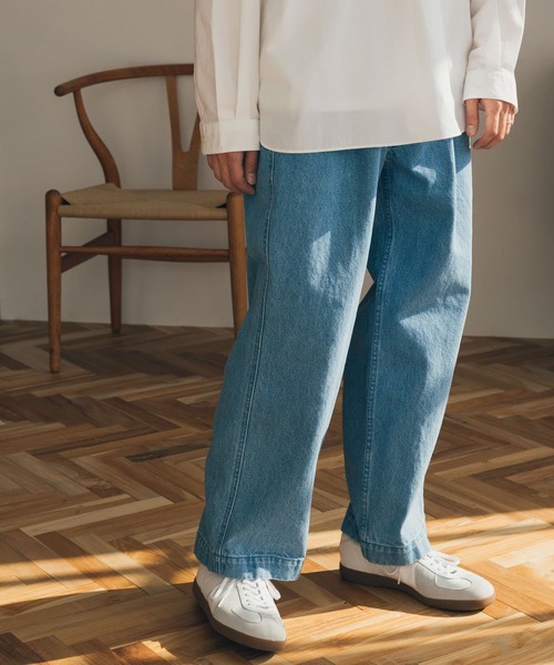 FORK&SPOON(フォークアンドスプーン)の「FORK&SPOON ツータックデニムパンツ(デニムパンツ・メンズ・ブルー系その他/ワンウォッシュ・4/5/3)」の10枚目の写真