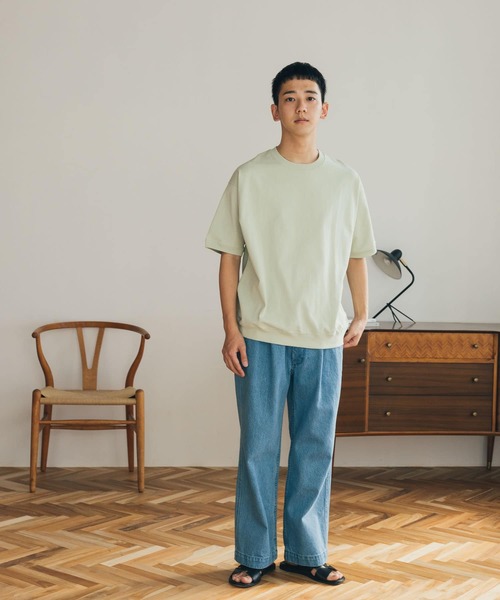 FORK&SPOON(フォークアンドスプーン)の「FORK&SPOON ツータックデニムパンツ(デニムパンツ・メンズ・ブルー系その他/ワンウォッシュ・4/5/3)」の14枚目の写真