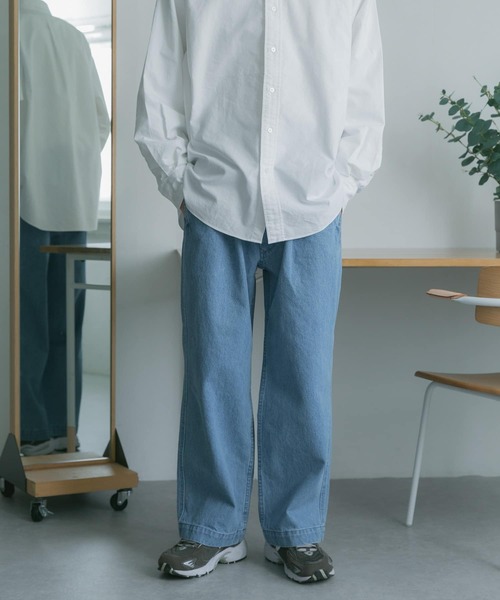 FORK&SPOON(フォークアンドスプーン)の「FORK&SPOON ツータックデニムパンツ(デニムパンツ・メンズ・ブルー系その他/ワンウォッシュ・4/5/3)」の15枚目の写真