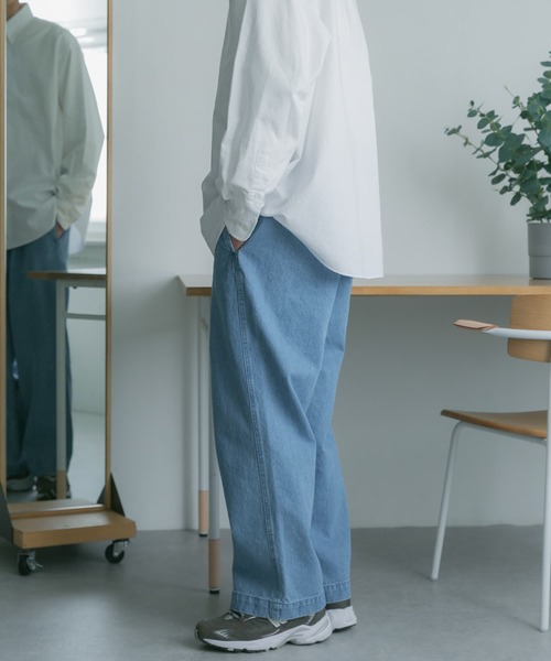 FORK&SPOON(フォークアンドスプーン)の「FORK&SPOON ツータックデニムパンツ(デニムパンツ・メンズ・ブルー系その他/ワンウォッシュ・4/5/3)」の16枚目の写真