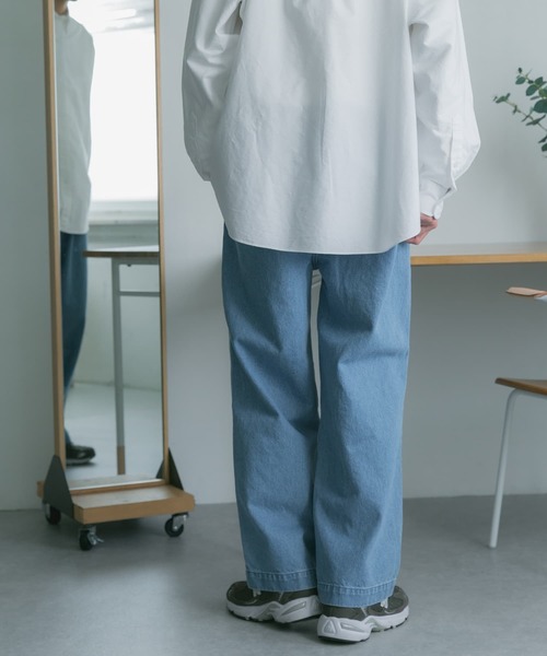 FORK&SPOON(フォークアンドスプーン)の「FORK&SPOON ツータックデニムパンツ(デニムパンツ・メンズ・ブルー系その他/ワンウォッシュ・4/5/3)」の17枚目の写真