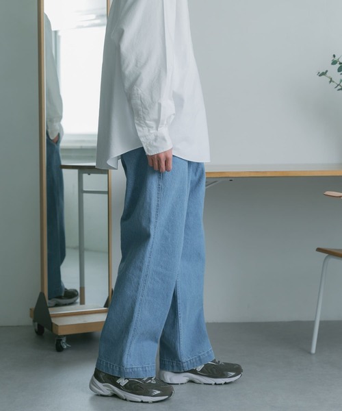 FORK&SPOON(フォークアンドスプーン)の「FORK&SPOON ツータックデニムパンツ(デニムパンツ・メンズ・ブルー系その他/ワンウォッシュ・4/5/3)」の18枚目の写真