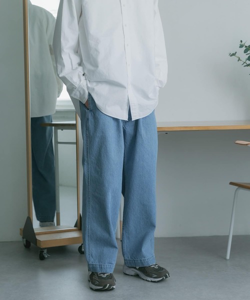 FORK&SPOON(フォークアンドスプーン)の「FORK&SPOON ツータックデニムパンツ(デニムパンツ・メンズ・ブルー系その他/ワンウォッシュ・4/5/3)」の19枚目の写真