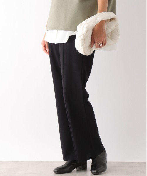 LEPSIM（レプシィム）の「【レプスタコラボ/セルフカット可能】ジョーゼットパンツ　163180（その他パンツ・レディース・グリーン/オレンジ/ブラック/アイボリー・MEDIUM/LARGE）」の3枚目の写真