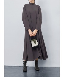 STYLE DELI | 【LUXE】タイ付きドレープロングワンピース(ワンピース)