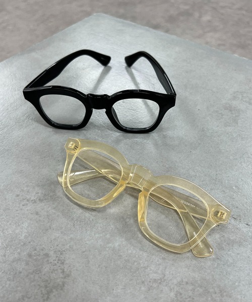 CAPRICIEUX LE'MAGE（カプリシューレマージュ）の「ワイドフレームメガネ（メガネ・レディース・ブラック/ベージュ・FREE）」の3枚目の写真
