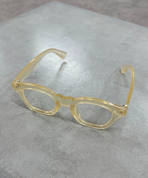 CAPRICIEUX LE'MAGE（カプリシューレマージュ）の「ワイドフレームメガネ（メガネ・レディース・ブラック/ベージュ・FREE）」の7枚目の写真
