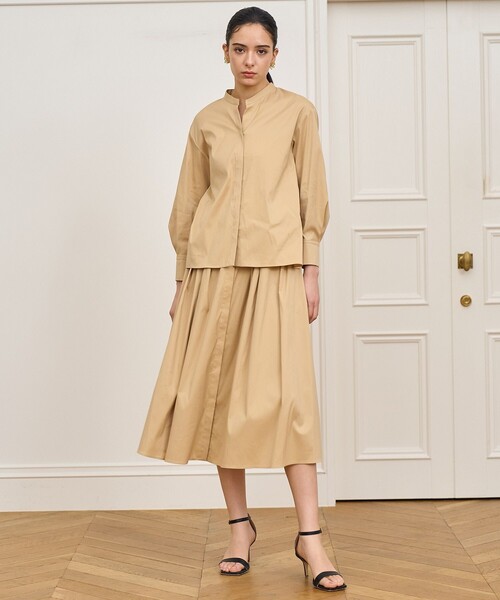 セール】コットンナイロンブロードシャツ ワンピース（ワンピース